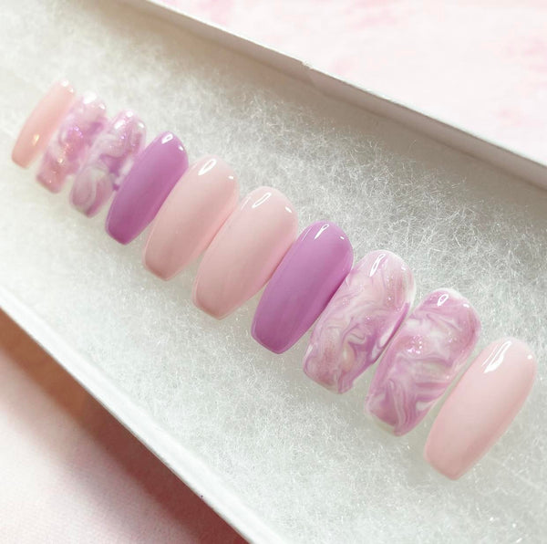 Load image into Gallery viewer, "Marbled Shimmer"