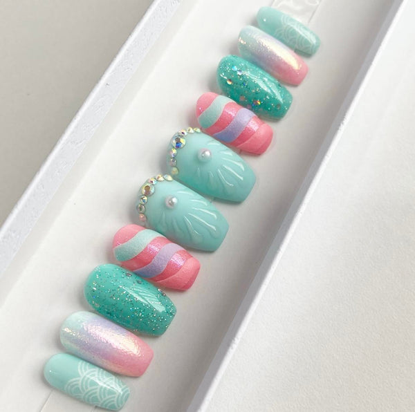 Load image into Gallery viewer, "Mermaid At Heart"