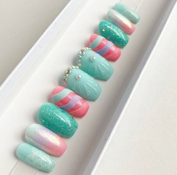 Load image into Gallery viewer, "Mermaid At Heart"