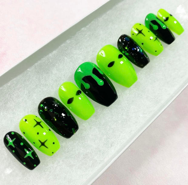 Load image into Gallery viewer, "Alien Invasion" Glow-In-The-Dark