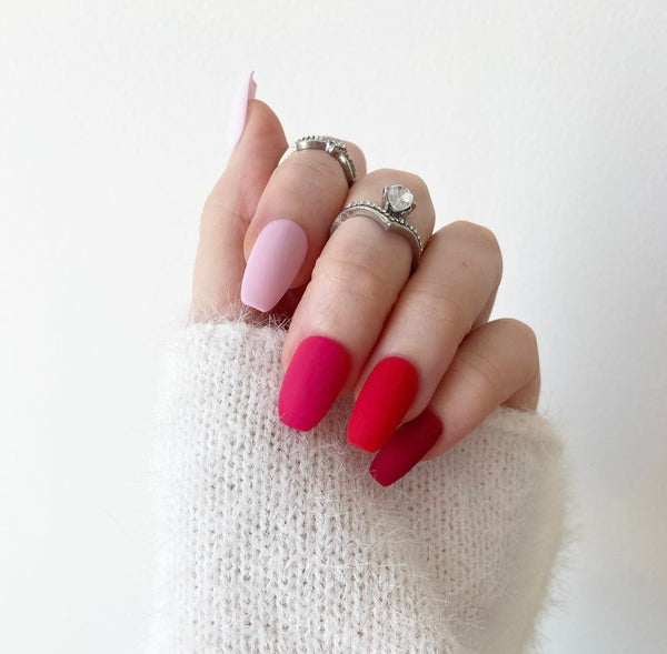 Load image into Gallery viewer, "Strawberries & Cream" matte gradient - illuminatebyliana