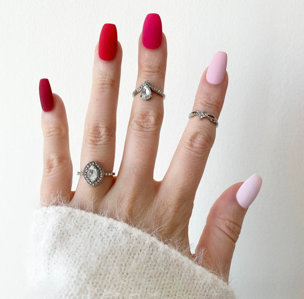 Load image into Gallery viewer, "Strawberries & Cream" matte gradient - illuminatebyliana