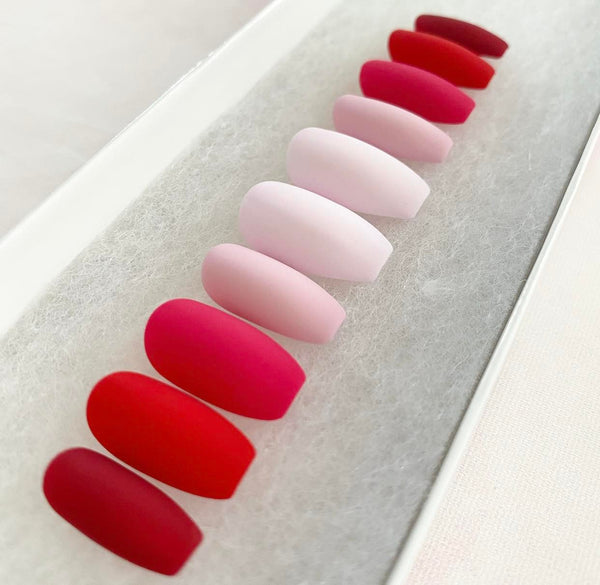 Load image into Gallery viewer, "Strawberries & Cream" matte gradient - illuminatebyliana