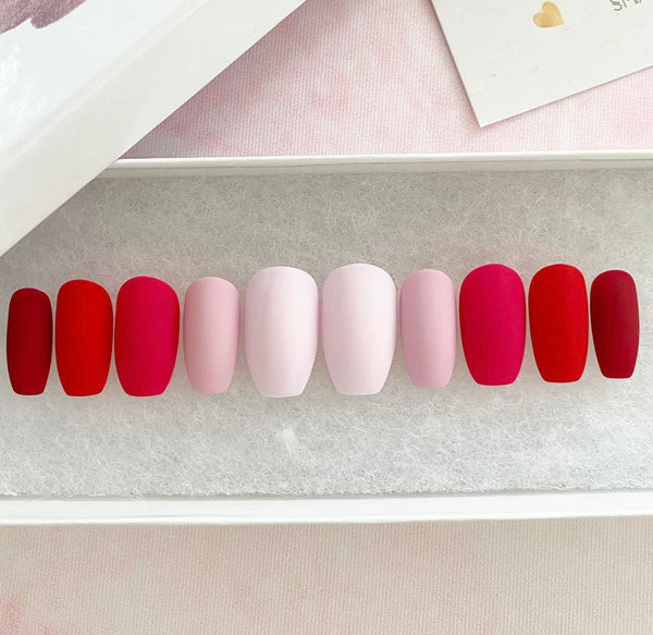 Load image into Gallery viewer, "Strawberries & Cream" matte gradient - illuminatebyliana