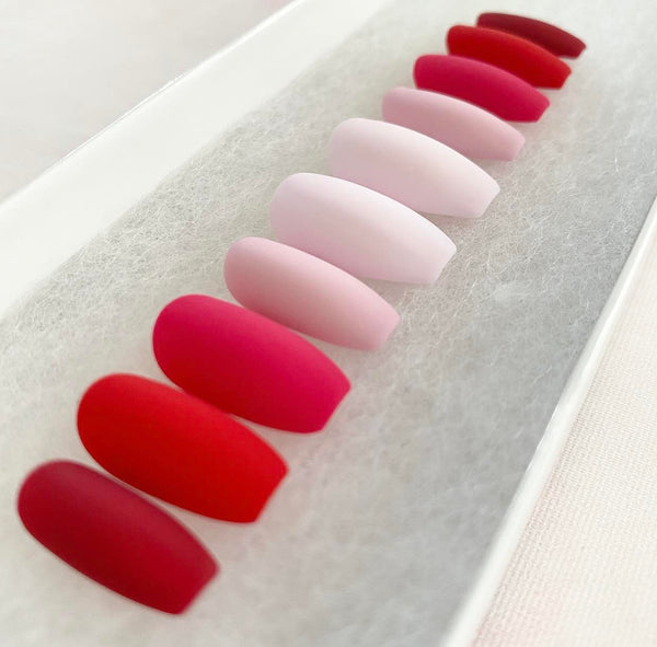 Load image into Gallery viewer, "Strawberries & Cream" matte gradient - illuminatebyliana