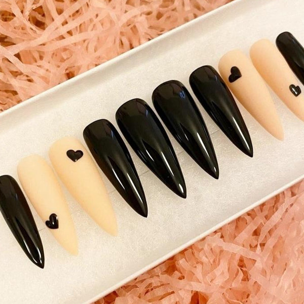 Load image into Gallery viewer, "I Wear My Heart On My Nails" - illuminatebyliana