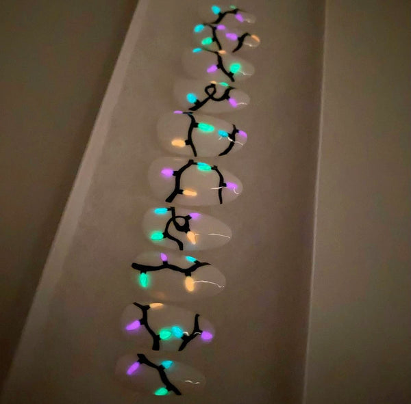 Load image into Gallery viewer, "Light Me Up" Glow-In-The-Dark Christmas Lights - illuminatebyliana