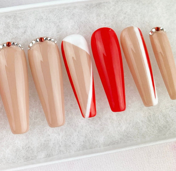 Load image into Gallery viewer, "Walk The Line" with Rhinestones - illuminatebyliana