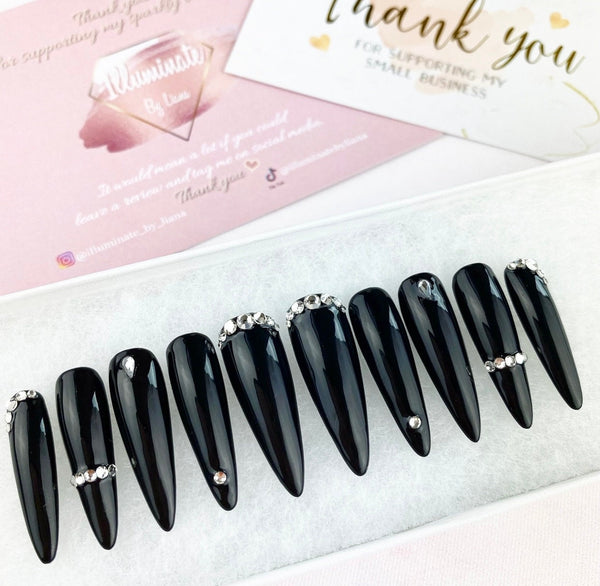 Load image into Gallery viewer, "Bling Me Up" with Rhinestones - illuminatebyliana