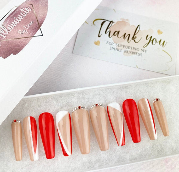 Load image into Gallery viewer, "Walk The Line" with Rhinestones - illuminatebyliana