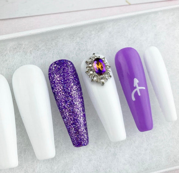 Load image into Gallery viewer, "Sagittarius Zodiac" with Glitter & Rhinestones - illuminatebyliana