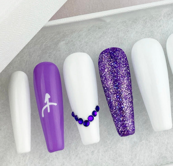 Load image into Gallery viewer, "Sagittarius Zodiac" with Glitter & Rhinestones - illuminatebyliana