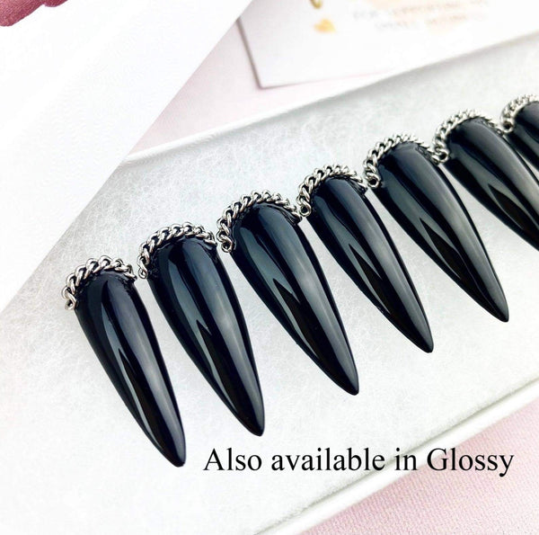 Load image into Gallery viewer, "Chain Obsessed" Black Matte - illuminatebyliana