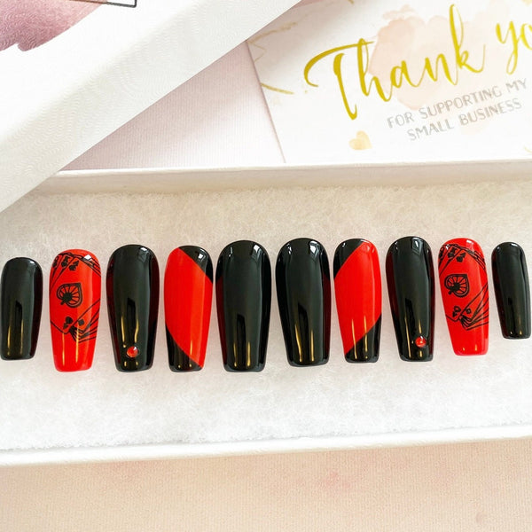 Load image into Gallery viewer, "Pick A Card" Magic Poker Red & Black - illuminatebyliana