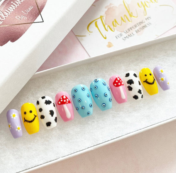 Load image into Gallery viewer, "Mash Me Up" Mix & Match Mashup Smiley - illuminatebyliana