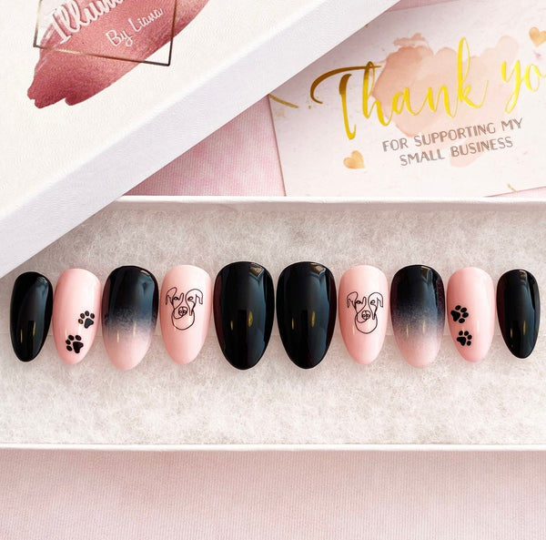 Load image into Gallery viewer, "Dog Days" Pink & Black - illuminatebyliana