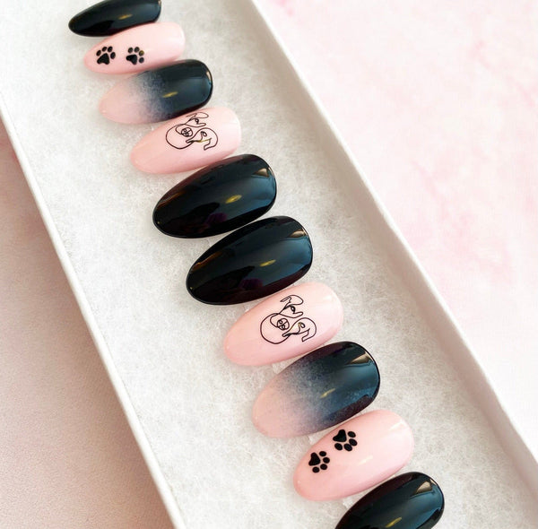 Load image into Gallery viewer, "Dog Days" Pink & Black - illuminatebyliana