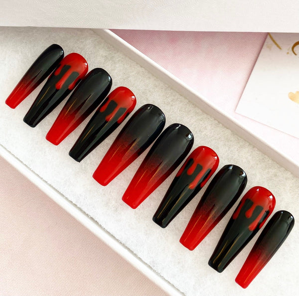 Load image into Gallery viewer, "I'm Not Guilty" Blood Drip - illuminatebyliana