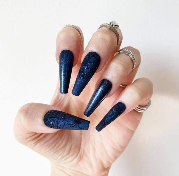 Load image into Gallery viewer, "Creepy Crawly" Spiderweb & 3D Raindrops - illuminatebyliana