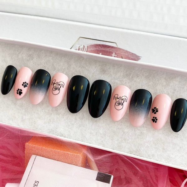 Load image into Gallery viewer, "Dog Days" Pink & Black - illuminatebyliana