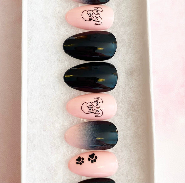 Load image into Gallery viewer, "Dog Days" Pink & Black - illuminatebyliana