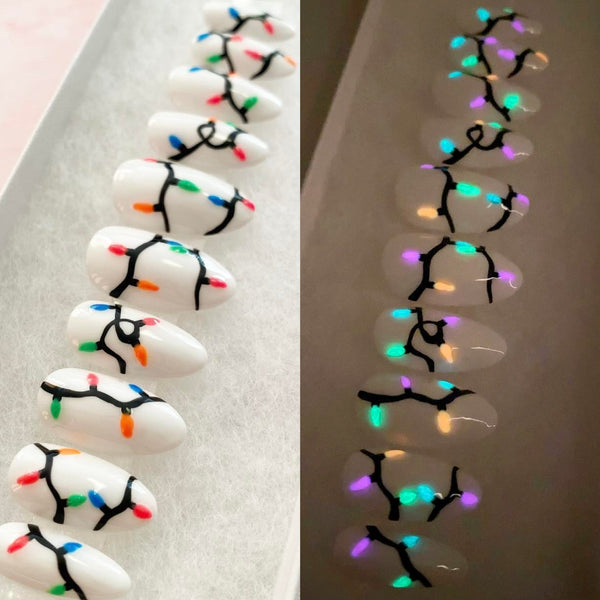 Load image into Gallery viewer, "Light Me Up" Glow-In-The-Dark Christmas Lights - illuminatebyliana