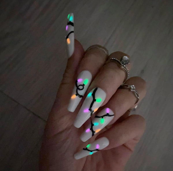 Load image into Gallery viewer, "Light Me Up" Glow-In-The-Dark Christmas Lights - illuminatebyliana
