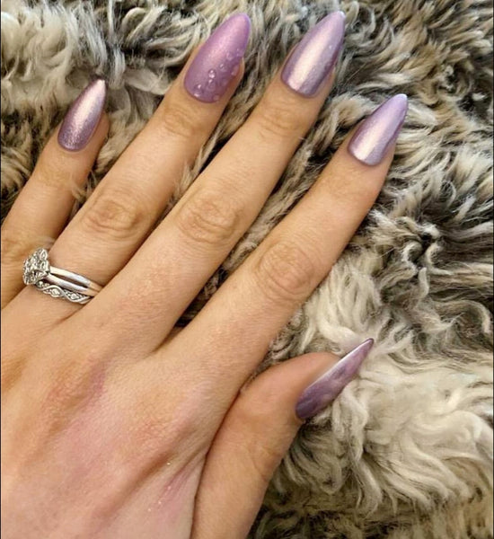 Load image into Gallery viewer, "Purple Rain" with 3D Raindrops