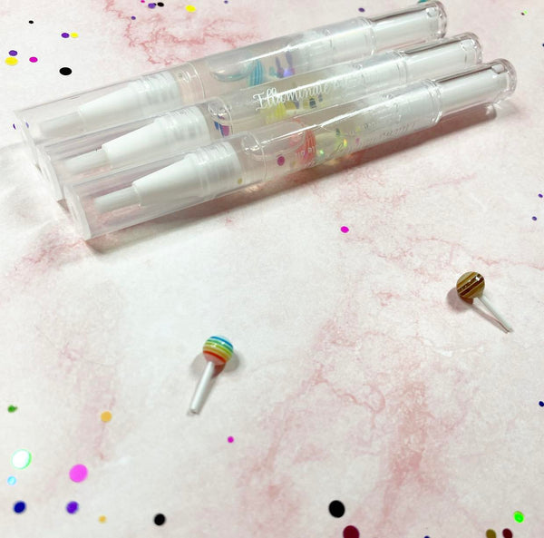 Load image into Gallery viewer, Cuticle Oil: LOLLIPOP &amp; CONFETTI. Cotton Candy Scent
