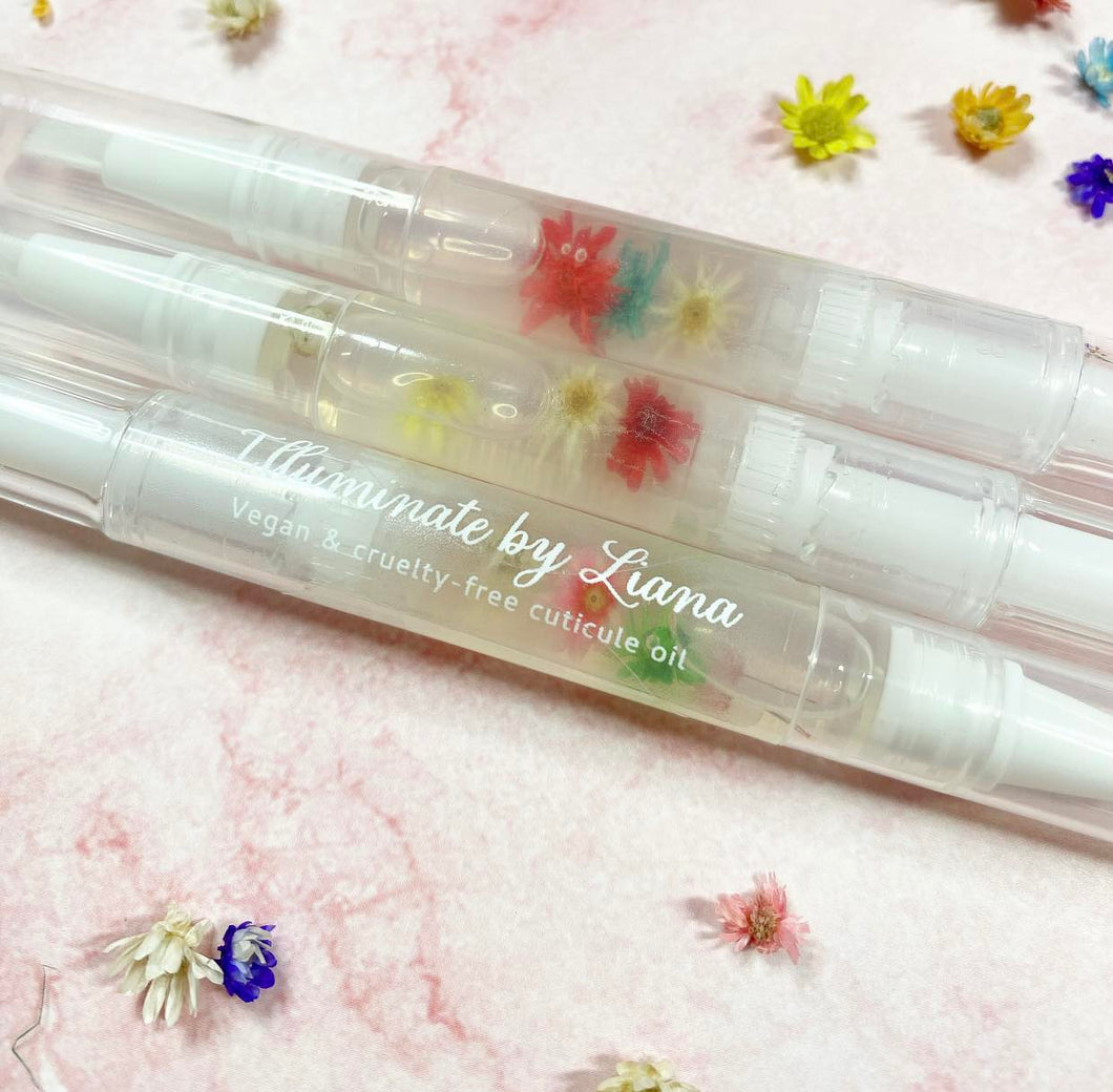 Cuticle Oil: FLOWERS. Cotton Candy Scent