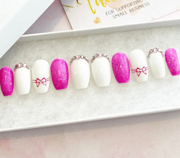 Load image into Gallery viewer, &quot;Wrap Me In Pink&quot; with Rhinestones - illuminatebyliana
